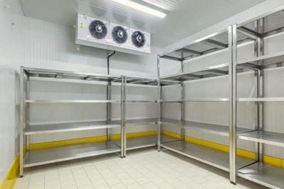 Walk-in freezer cleaned
