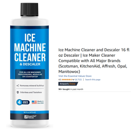 essential values ice machine cleaner