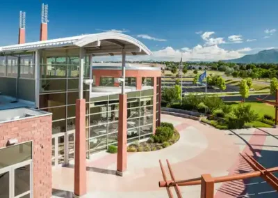 Davis Conference Center in Layton Utah modern event venue with glass architecture and mountain views